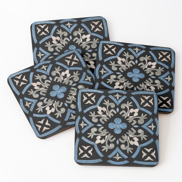 Item preview, Blue gray flourish designed and sold by Melissa Renee.