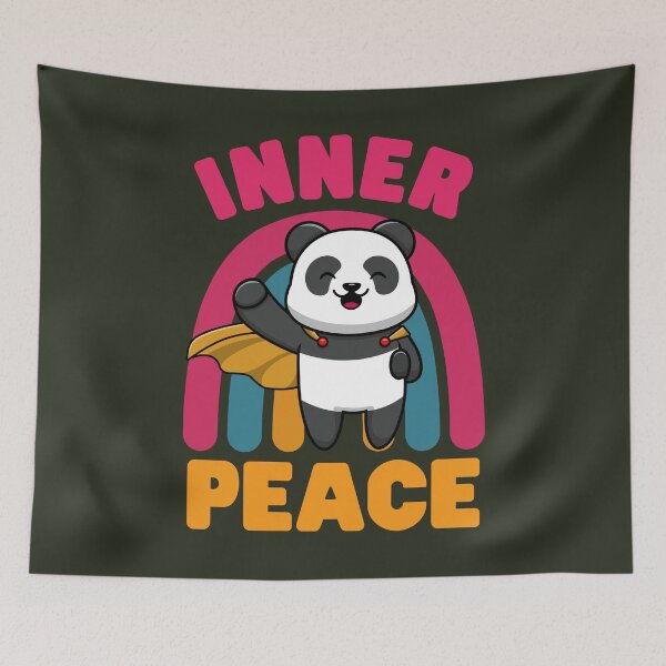 Item preview, | Inner Peace | Panda Superhero | designed and sold by Keep Smiling.