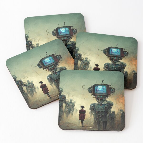 Item preview, Robots Enslave Humanity designed and sold by nwoimages.
