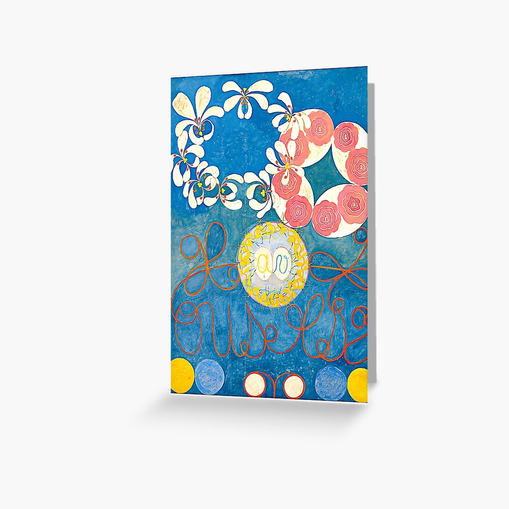 "The Ten Largest No. 1 Childhood Hilma af Klint" Greeting Card for Sale by SimpleJoyStyle