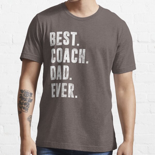"Best Coach Dad Sport 4th of July Father's Day Gift Tee " Tshirt for