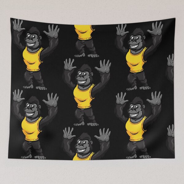 Item preview, Cute Anthropomorphic Human-like Cartoon Character Gorilla in Clothes  designed and sold by MaryMcgee25334.