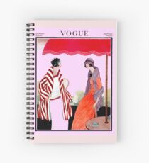 Vogue Vintage 1922 Magazine Advertising Print Spiral Notebook