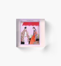 Vogue Vintage 1922 Magazine Advertising Print Acrylic Block