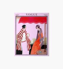 Lámina de exposición Vogue Vintage 1922 Revista Publicidad Publicidad