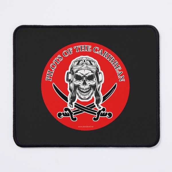 Item preview,  Pilots of the Caribbean Red background with Proppeller #4 Version designed and sold by clear2land.