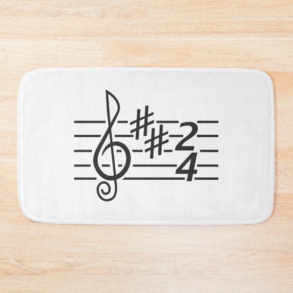 Item preview, Notes music. Treble clef (black print) designed and sold by Aceofspace3000.