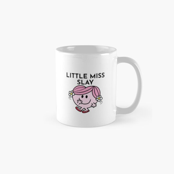 Slay Coffee Mug, Cute Floral Positivity Women Quote Cup
