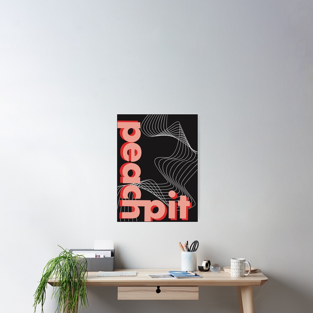 "PEACH PIT BAND" Poster for Sale by deraahei Redbubble