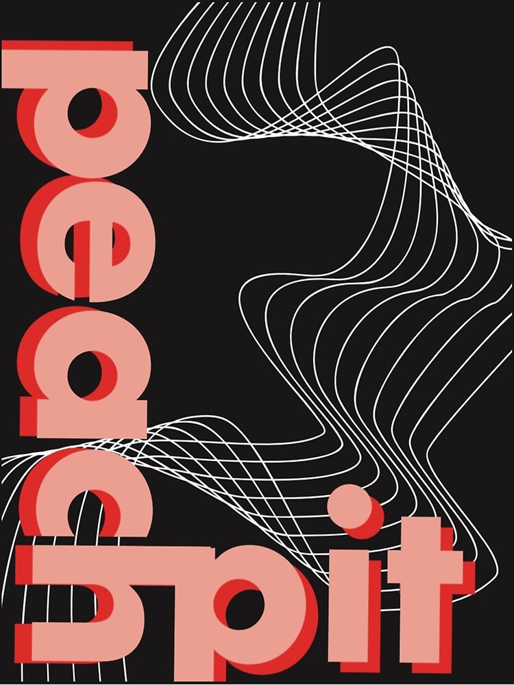 "PEACH PIT BAND" Poster for Sale by deraahei Redbubble