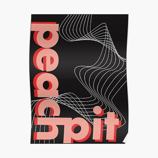 "PEACH PIT BAND" Poster for Sale by deraahei Redbubble