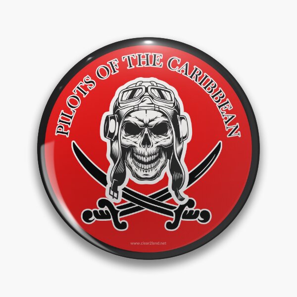 Item preview,  Pilots of the Caribbean Red background with Proppeller #4 Version designed and sold by clear2land.