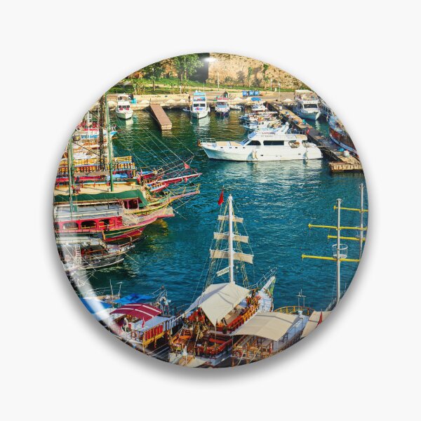 Item preview, MARITIME #17 - Ornate Sailing Boats at Marina designed and sold by DEL-Productions.