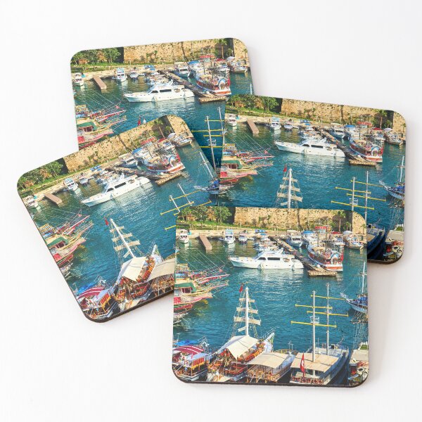 Item preview, MARITIME #17 - Ornate Sailing Boats at Marina designed and sold by DEL-Productions.