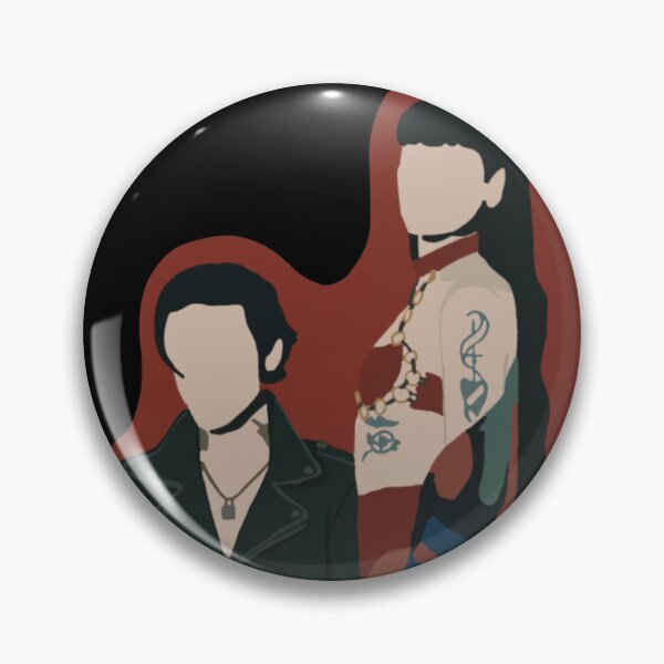 Item preview, Andy Biersack and Juliet Simms/ Lilith Czar (with background) designed and sold by shirabarnir.