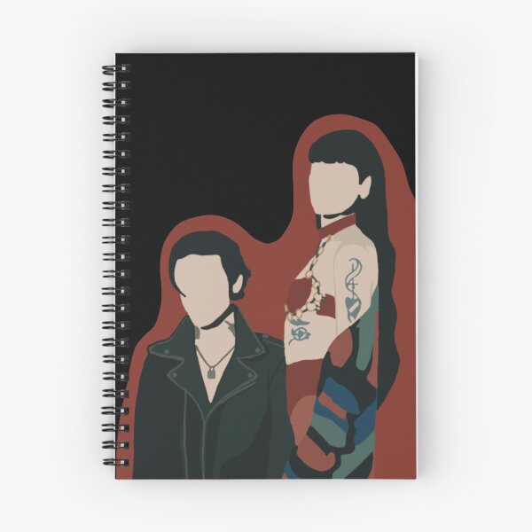 Item preview, Andy Biersack and Juliet Simms/ Lilith Czar (with background) designed and sold by shirabarnir.