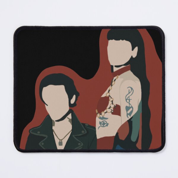 Item preview, Andy Biersack and Juliet Simms/ Lilith Czar (with background) designed and sold by shirabarnir.