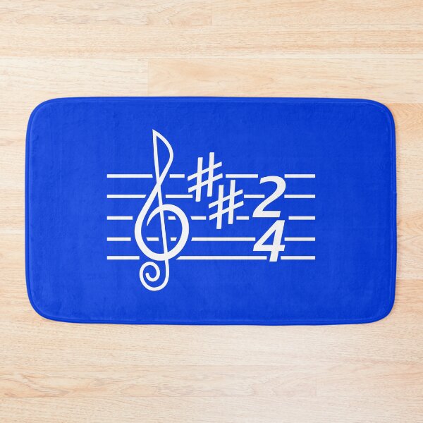 Item preview, Notes music. Treble clef (white print) designed and sold by Aceofspace3000.