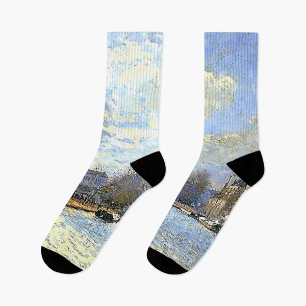 Item preview, View of Canal Saint-Martin in ParisAlfred Sisley designed and sold by OldTimeArt.