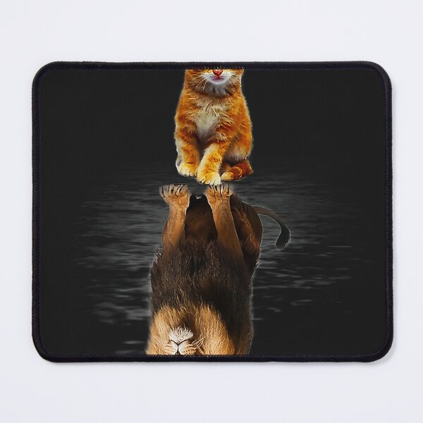 Item preview, Funny cat and Lion mirror designed and sold by Williamhurley.