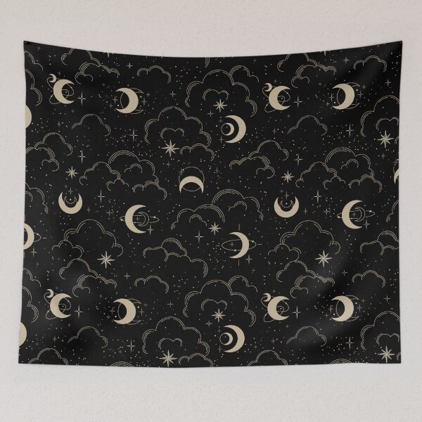 Aperçu de l'œuvre soleil lune et étoiles créée et vendue par Spiritualmagic.