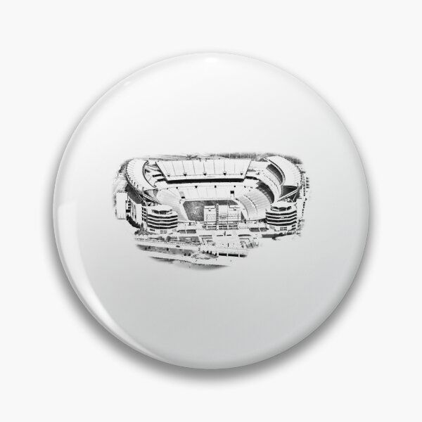 Item preview, Heinz Field Aerial in Silvery Sketch Photographic Print designed and sold by NCWoodArt.