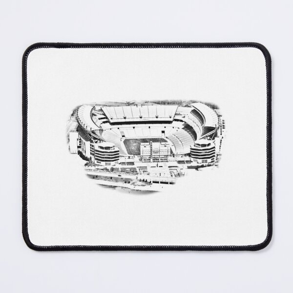 Item preview, Heinz Field Aerial in Silvery Sketch Photographic Print designed and sold by NCWoodArt.
