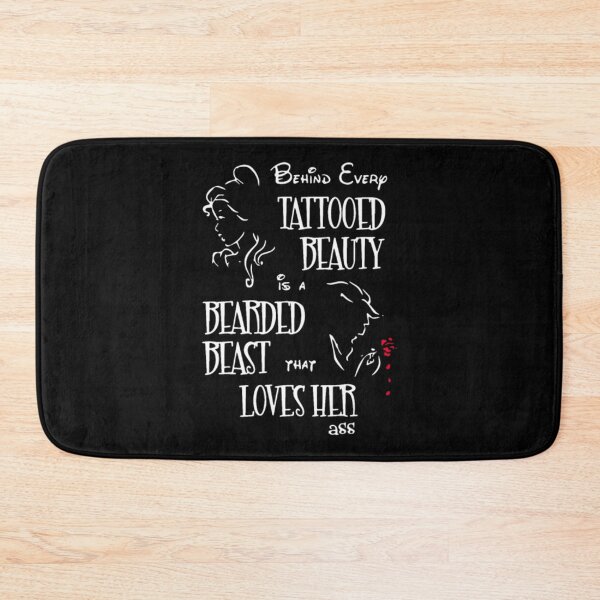 Item preview, behind every tattooed beauty is a bearded beast designed and sold by KilahaLottus.