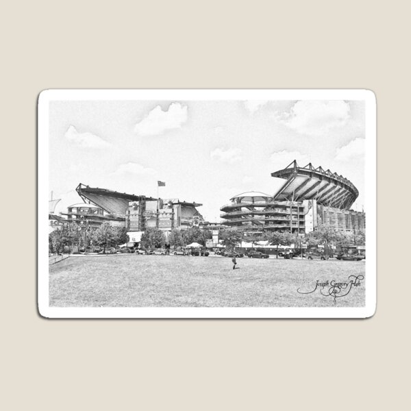 Pittsburgh Steelers Heinz Field Sketch Magnet