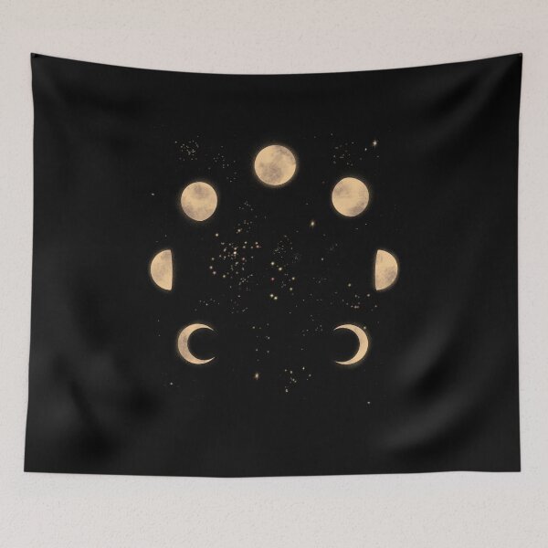Item preview, Moon phase, night sky designed and sold by DerSenat.