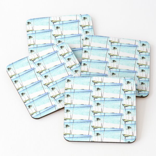 Item preview, Brilliant Ocean & Palm Trees designed and sold by TmartUS.