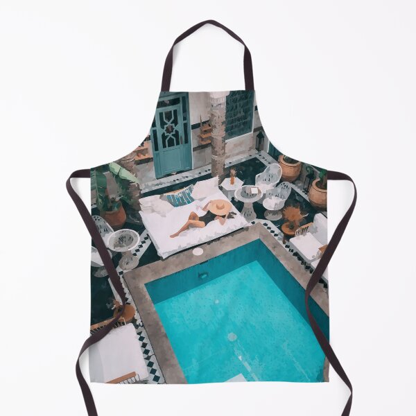 Item preview, Poolside in Marrakech - Watercolour Style designed and sold by WWWC2288.