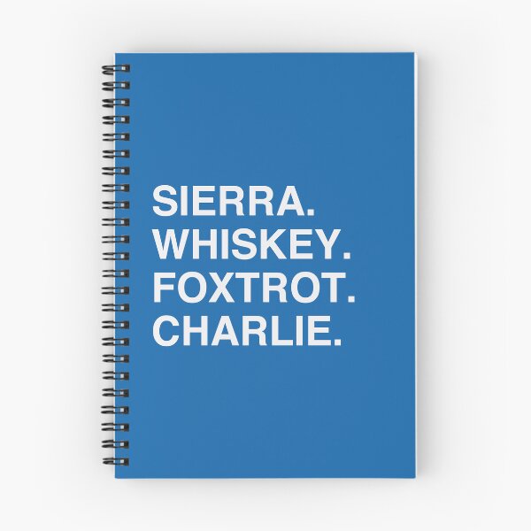 Item preview, Sierra Whiskey Foxtrot Charlie (Wednesday) designed and sold by Confusion101.