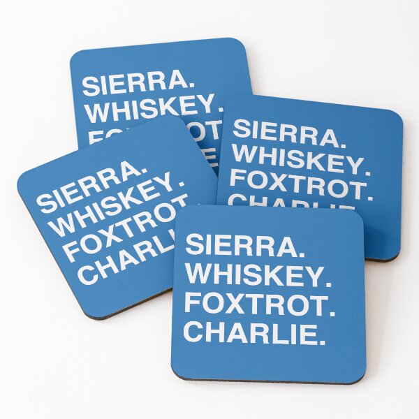 Item preview, Sierra Whiskey Foxtrot Charlie (Wednesday) designed and sold by Confusion101.