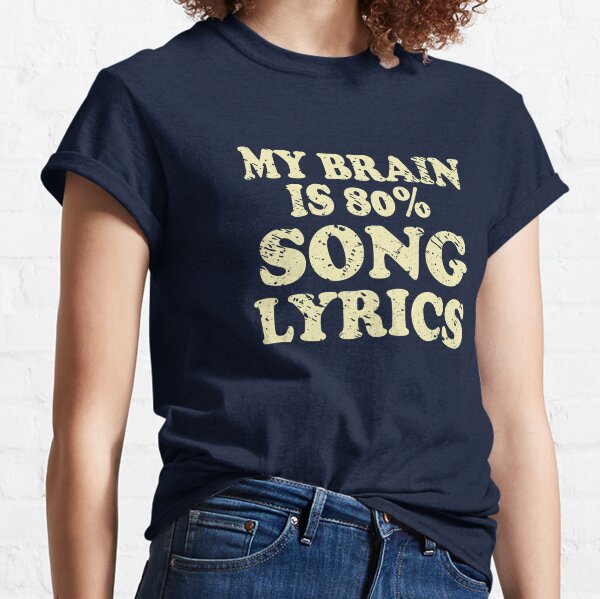 My Brain is 80% Song Lyrics, Funny Panties, Teen Panties, Teen
