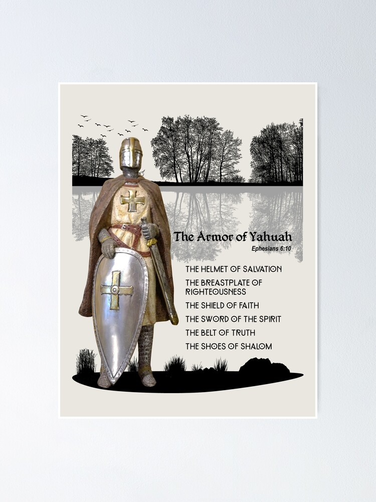 "The Armor of Yahuah (God) Christian Hebrew " Poster for Sale by