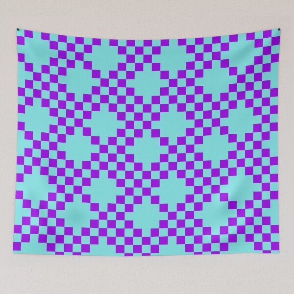 Item preview, Pastel Blue and Purple Weave Pattern designed and sold by rsty11.