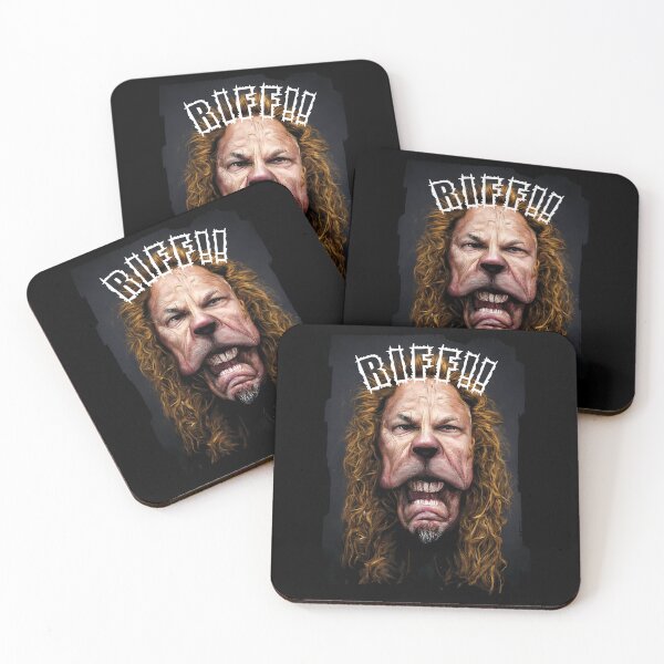 Artikelvorschau, Karikaturporträt des feigen Löwen als James Hetfield entworfen und verkauft von TMBTM.