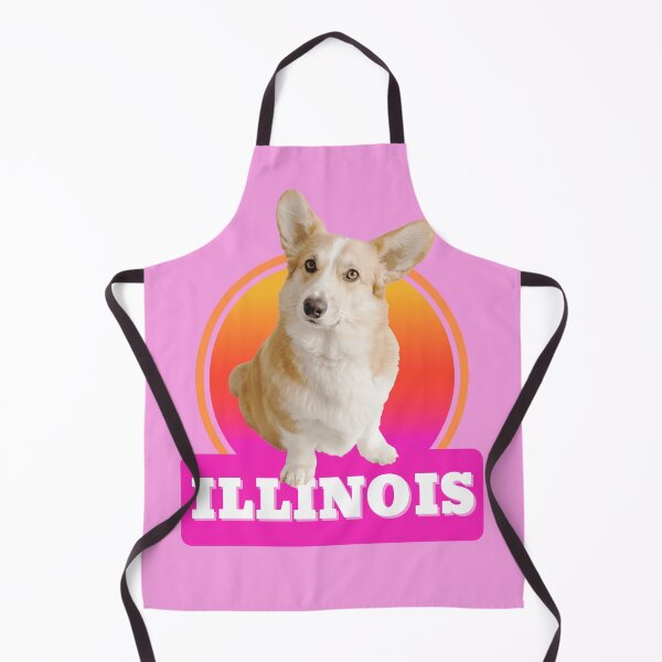 Artikelvorschau, Bundesstaat Illinois und Corgi entworfen und verkauft von Weather gifts .
