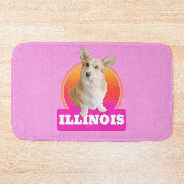 Artikelvorschau, Bundesstaat Illinois und Corgi entworfen und verkauft von Weather gifts .
