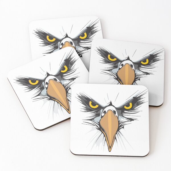 Item preview, eagle face designed and sold by Aleksandar Belić.