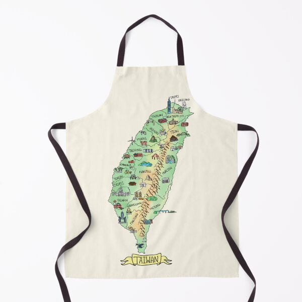 Item preview, Digital Watercolor of Taiwan (台灣水彩地圖) designed and sold by Sheridan T.
