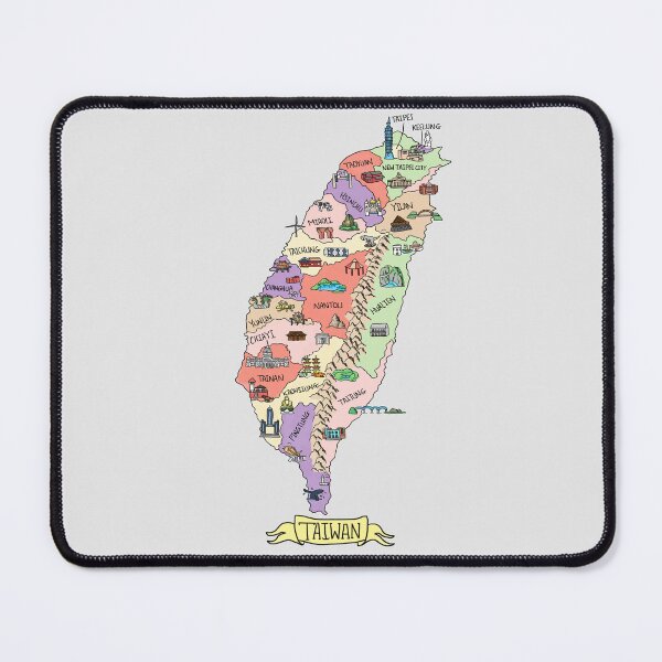Item preview, Colorful Illustration of Taiwan (台灣多彩地圖) designed and sold by Sheridan T.
