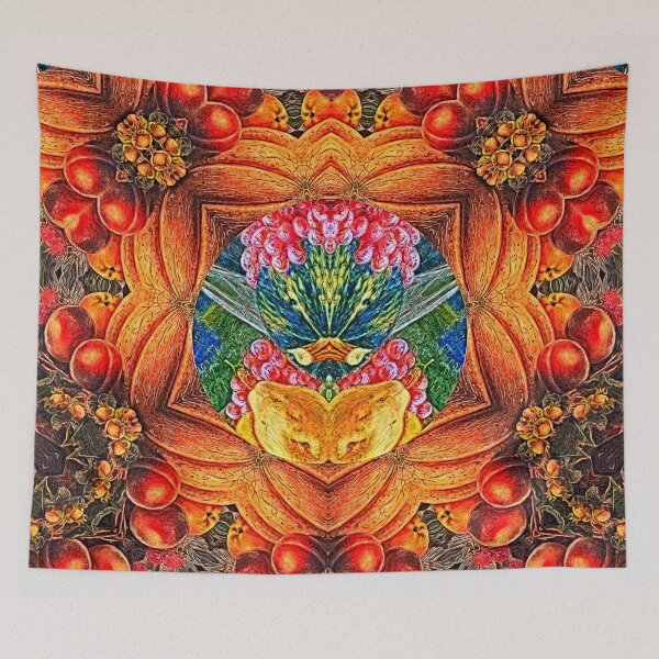 Item preview, STIMULATING AND FUNNY PAINTING WINDOW WITH COLORFUL SCENTS AND AUTUMN FRUITS. designed and sold by Ralek.