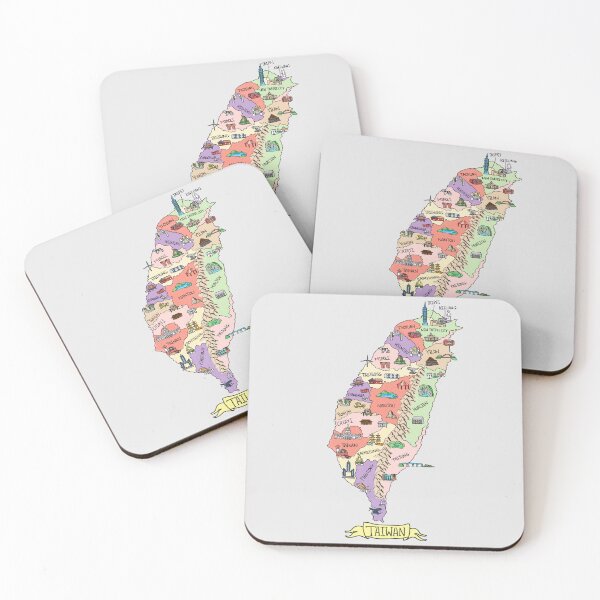 Item preview, Colorful Illustration of Taiwan (台灣多彩地圖) designed and sold by Sheridan T.