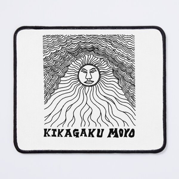 Item preview, Men Women Dark Red Kikagaku Moyo Light Blue Funny Men Fan designed and sold by Ta001Ly.