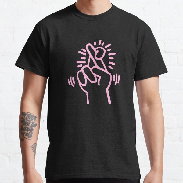 logo du doigt T-shirt classique