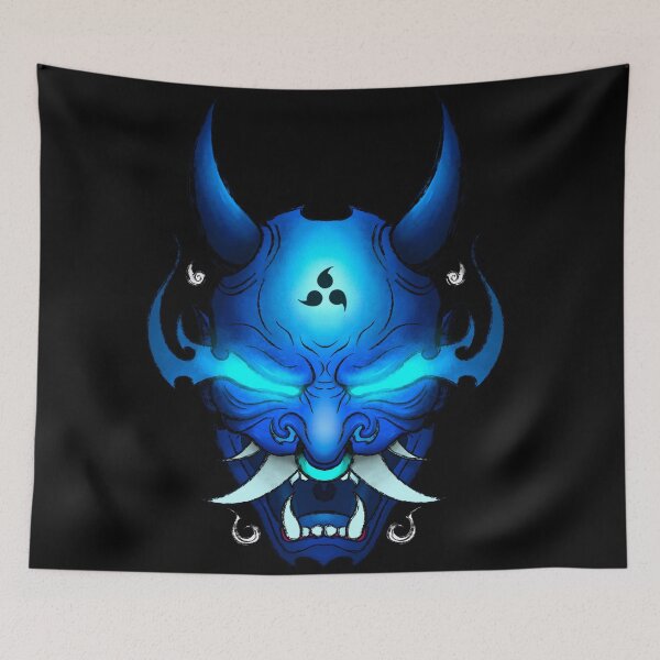 Item preview, Blue Oni Mask designed and sold by SynCollective.