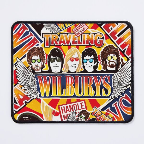 Item preview, Vintage Traveling Wilburys inspired collage pop Art - rock and roll  Poster designed and sold by byrdjon45.
