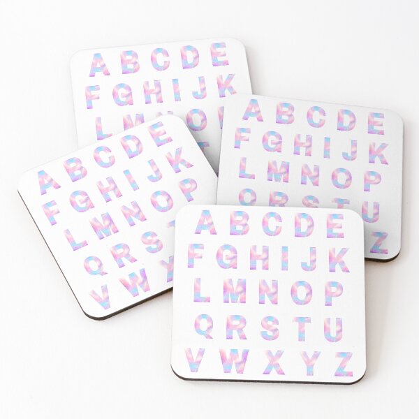 Item preview, Pastel Galaxy Alphabet designed and sold by PanyaCreative.